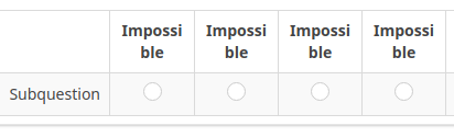 Part of a word break into next line in LimeSurvey