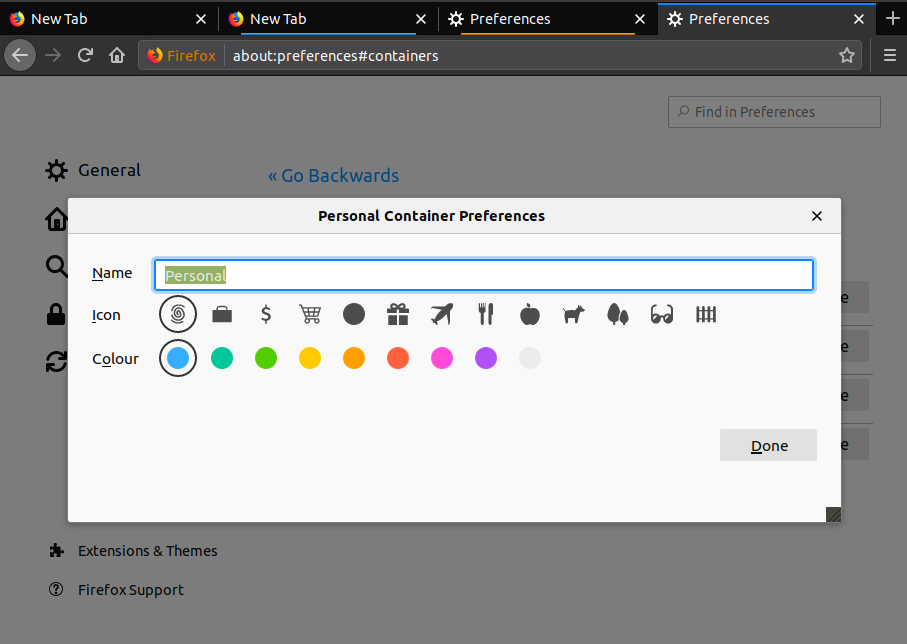 Personalise Containers