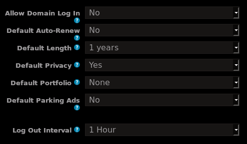 Recommended NameSilo User Settings